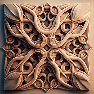 3D model perfect symmetry (STL)